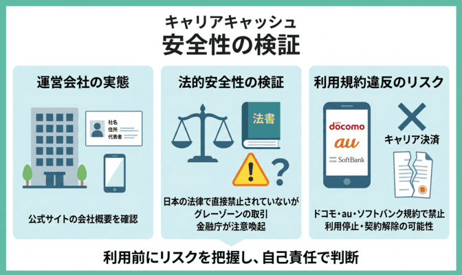 キャリアキャッシュは怪しい？安全性を検証