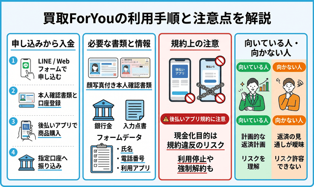 買取ForYouの利用手順と注意点を解説