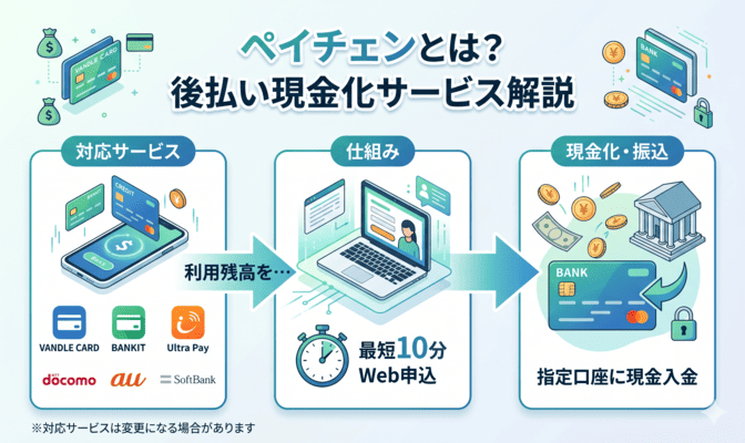 ペイチェンとは？後払い現金化サービスを解説