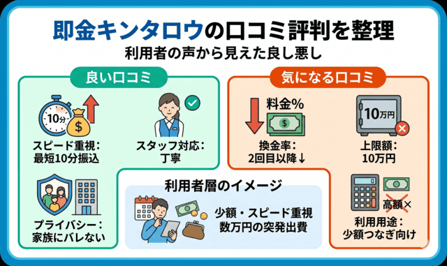 即金キンタロウの口コミ評判を良い・悪いで整理