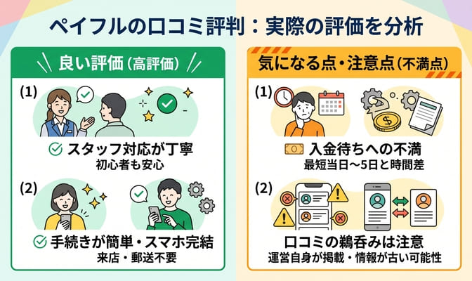 ペイフルの口コミ評判からわかる実際の評価