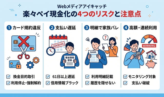 楽々ペイ利用前に知るべきリスクと注意点