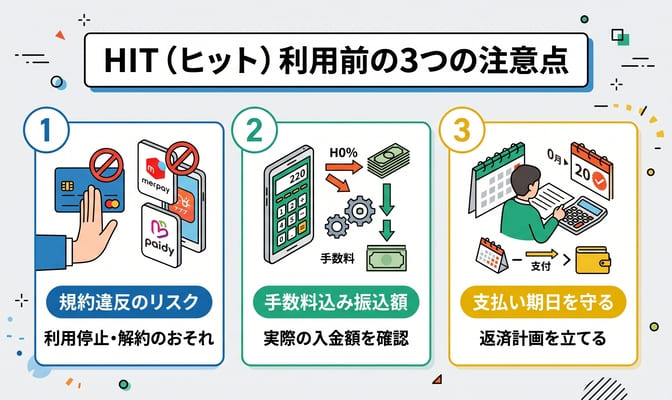 HIT（ヒット）を使う前に知りたい3つの注意点